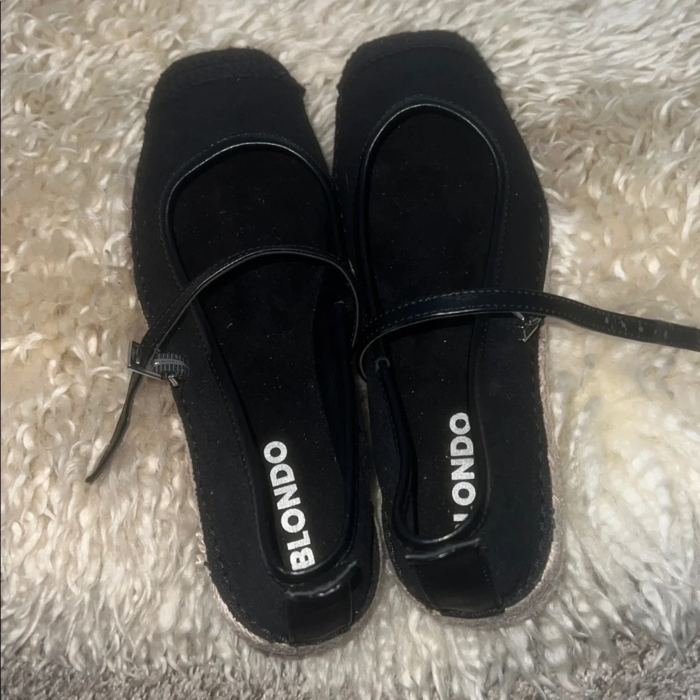 Blondo Haizley Waterproof Espadrille Mary Jane Flat